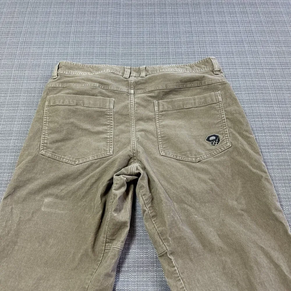 Mountain Hardwear Pants Men 36x30 Corduroy Tan Stretch Outdoor Academia Gorpcore